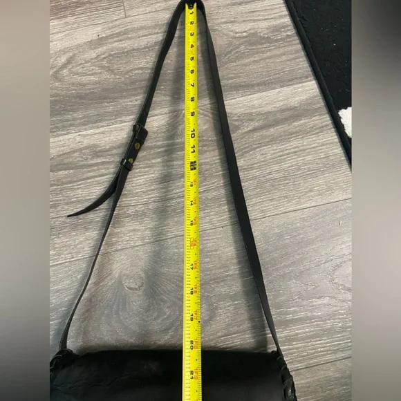 Madewell Black Leather Transport Saddle Crossbody Bag Shoulder Purse - Picture 13 of 16